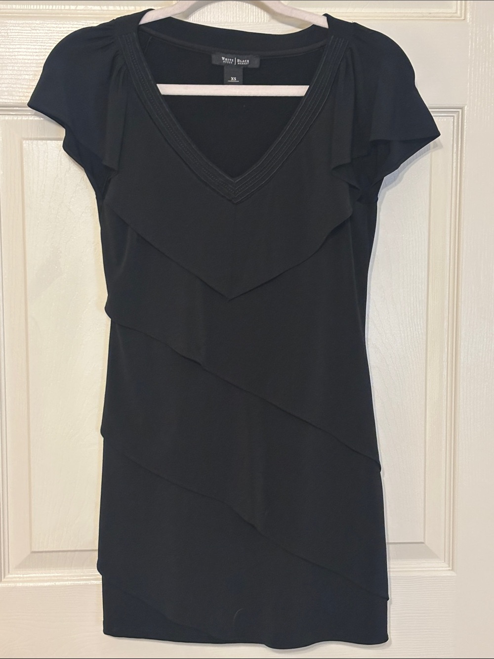 White House Black Market Black Little Black Stretch Dress